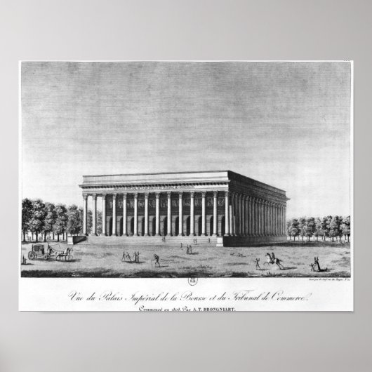 Uitzicht van het galerijpaleis poster (Voorkant)