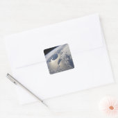 Uitzicht van het Gaspe-schiereiland Vierkante Sticker (Envelop)