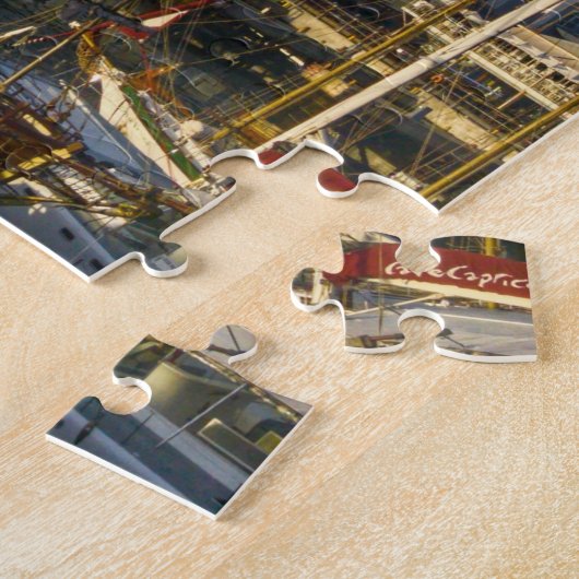 Uitzicht van het gebergte van Kaapstad Legpuzzel (Zijkant)