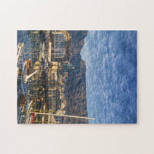 Uitzicht van het gebergte van Kaapstad Legpuzzel (Horizontaal)