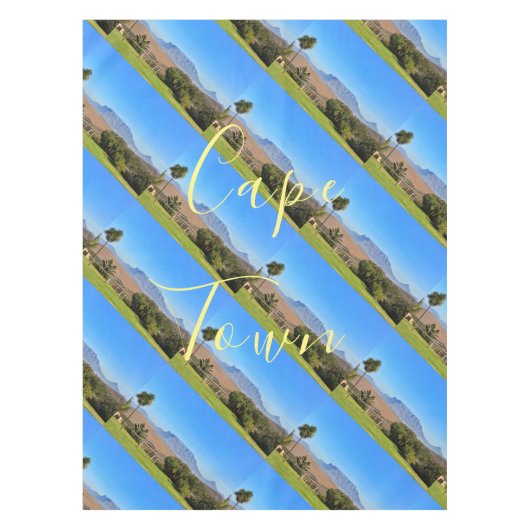 Uitzicht van het gebergte van Kaapstad Tafelkleed (Voorkant)