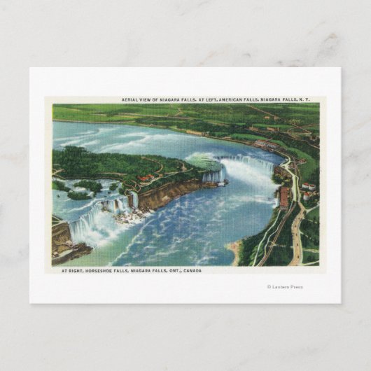 Uitzicht van het gehele Niagara-Herfst 2 Briefkaart (Voorkant)