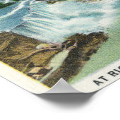 Uitzicht van het gehele Niagara-Herfst 2 Poster (Hoek)