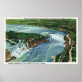 Uitzicht van het gehele Niagara-Herfst 2 Poster (Voorkant)