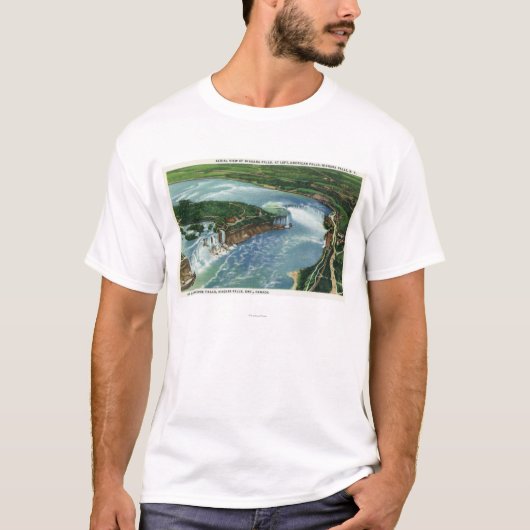 Uitzicht van het gehele Niagara-Herfst 2 T-shirt (Voorkant)