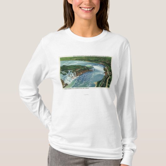 Uitzicht van het gehele Niagara-Herfst 2 T-shirt (Voorkant)