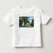 Uitzicht van het gevechtsmonument kinder shirts (Voorkant)