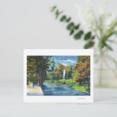 Uitzicht van het Geyser Park Briefkaart (Staand voorkant)