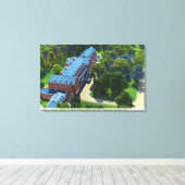 Uitzicht van het Gideon Putnam Hotel, Spa Canvas Afdruk (Insitu (Houten vloer))