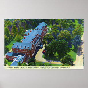 Uitzicht van het Gideon Putnam Hotel, Spa Poster