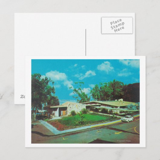 Uitzicht van het Golden T-shirt Resort Lodge Briefkaart (Voorkant / Achterkant)