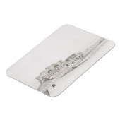 Uitzicht van het Golestan-Qjar-paleis "Kasr l Kadj Magneet (Linkerzijde)