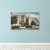 Uitzicht van het graafschap Kern Canvas Afdruk (Insitu (Houten vloer))