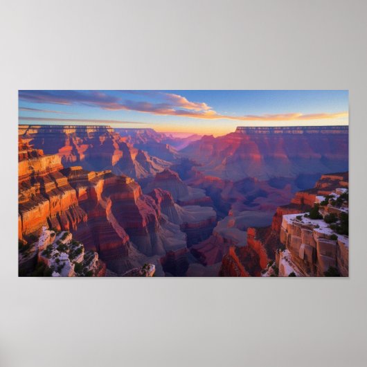 Uitzicht van het Grand Canyon Poster (Voorkant)