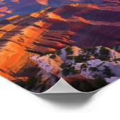 Uitzicht van het Grand Canyon Poster (Hoek)