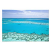 Uitzicht van het Great Barrier Reef door Foto Afdruk (Voorkant)