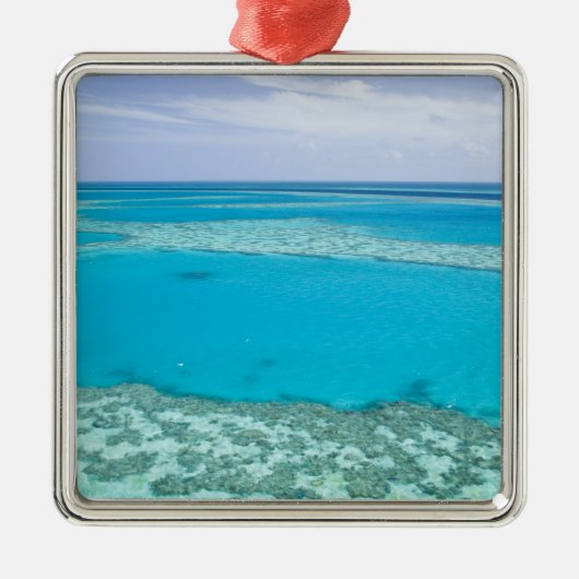 Uitzicht van het Great Barrier Reef door Metalen Ornament (Voorkant)