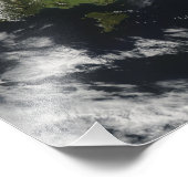 Uitzicht van het grootste deel van het eiland Nieu Foto Afdruk (Hoek)