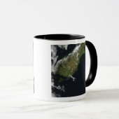 Uitzicht van het grootste deel van het eiland Nieu Mok (Voorkant rechts)