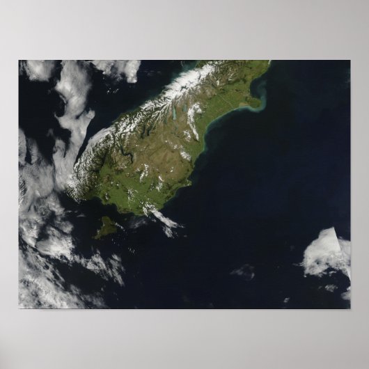 Uitzicht van het grootste deel van het eiland Nieu Poster (Voorkant)