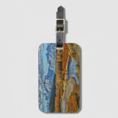 Uitzicht van het Grote Teton-gebergte in het najaa Bagagelabel (Voorkant (verticaal))