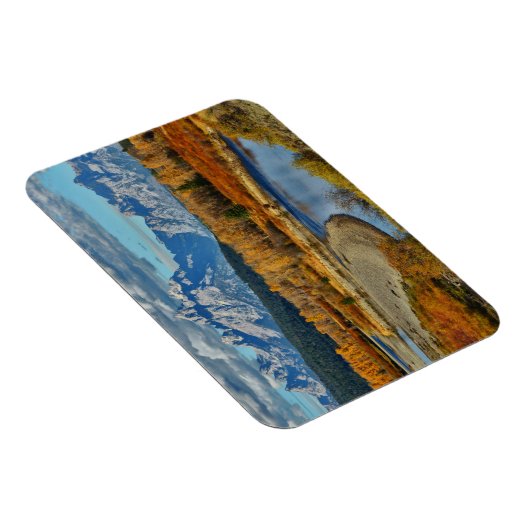 Uitzicht van het Grote Teton-gebergte in het najaa Magneet (Rechterzijde)