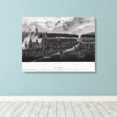 Uitzicht van het Grote Verdrag in Prairie du Canvas Afdruk (Insitu (Houten vloer))