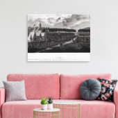 Uitzicht van het Grote Verdrag in Prairie du Canvas Afdruk (Insitu (Woonkamer))