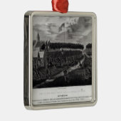 Uitzicht van het Grote Verdrag in Prairie du Metalen Ornament (Rechts)