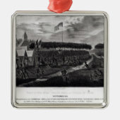 Uitzicht van het Grote Verdrag in Prairie du Metalen Ornament (Voorkant)