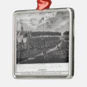 Uitzicht van het Grote Verdrag in Prairie du Metalen Ornament (Links)