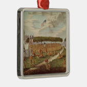 Uitzicht van het Grote Verdrag in Prairie du Metalen Ornament (Rechts)