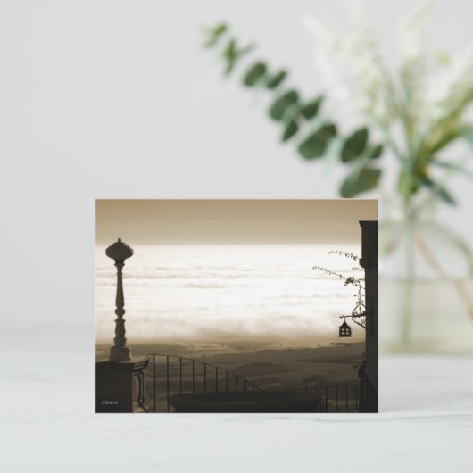 Uitzicht van het Hearst Castle Briefkaart (Staand voorkant)