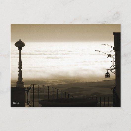 Uitzicht van het Hearst Castle Briefkaart (Voorkant)