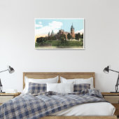 Uitzicht van het Heilige Kruiscollege Canvas Afdruk (Insitu (Slaapkamer))