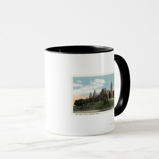 Uitzicht van het Heilige Kruiscollege Mok (Voorkant rechts)