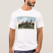 Uitzicht van het Heilige Kruiscollege T-shirt (Voorkant)