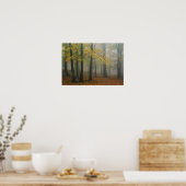 Uitzicht van het herfst van het bos, grootvader 3 poster (Keuken)