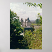 Uitzicht van het herstelde kasteel uit het noorden poster (Voorkant)