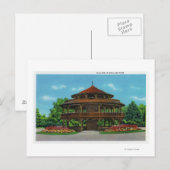 Uitzicht van het Highland Park Pavilion Briefkaart (Voorkant / Achterkant)