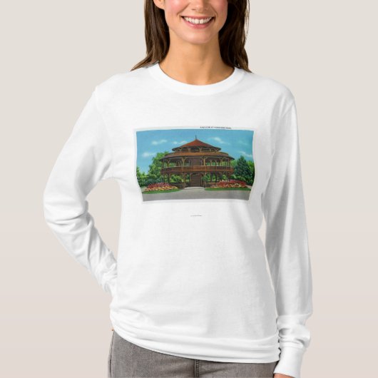 Uitzicht van het Highland Park Pavilion T-shirt (Voorkant)