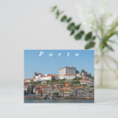 Uitzicht van het historische deel van Porto. Briefkaart (Staand voorkant)