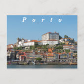 Uitzicht van het historische deel van Porto. Briefkaart (Voorkant)