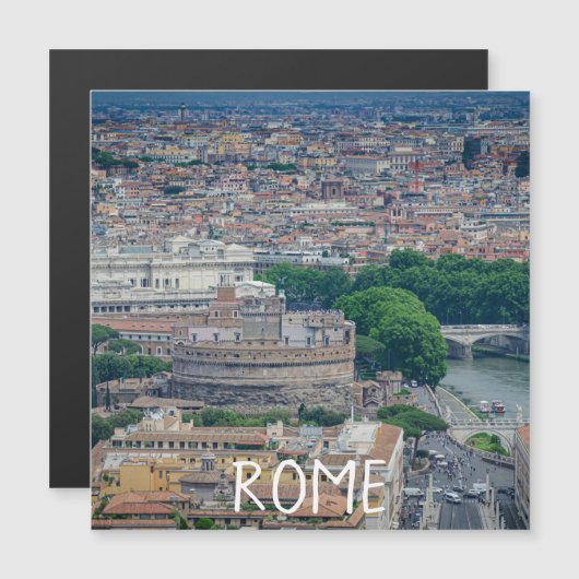 Uitzicht van het historische stadscentrum van Rome (Voorkant / Achterkant)