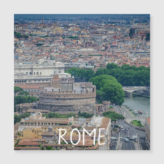 Uitzicht van het historische stadscentrum van Rome (Voorkant)