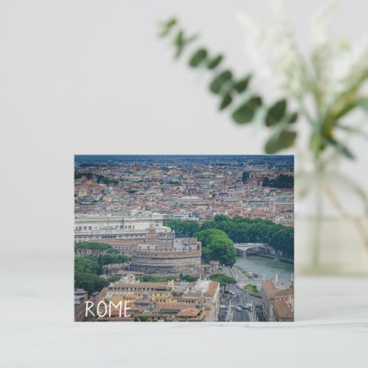 Uitzicht van het historische stadscentrum van Rome Briefkaart (Staand voorkant)