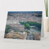 Uitzicht van het historische stadscentrum van Rome Kaart (Achterkant)