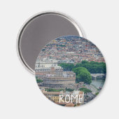 Uitzicht van het historische stadscentrum van Rome Magneet (Voorkant / Achterkant)