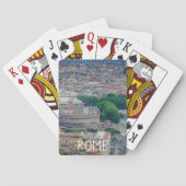 Uitzicht van het historische stadscentrum van Rome Pokerkaarten (Achterkant)