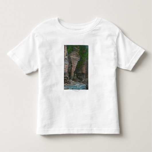 Uitzicht van het hoofd van de olifant kinder shirts (Voorkant)